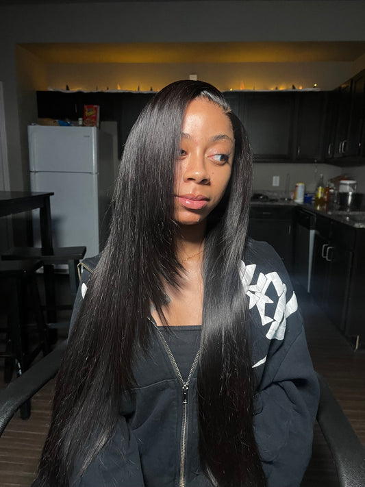 Closure Wig Straight (200% Density)